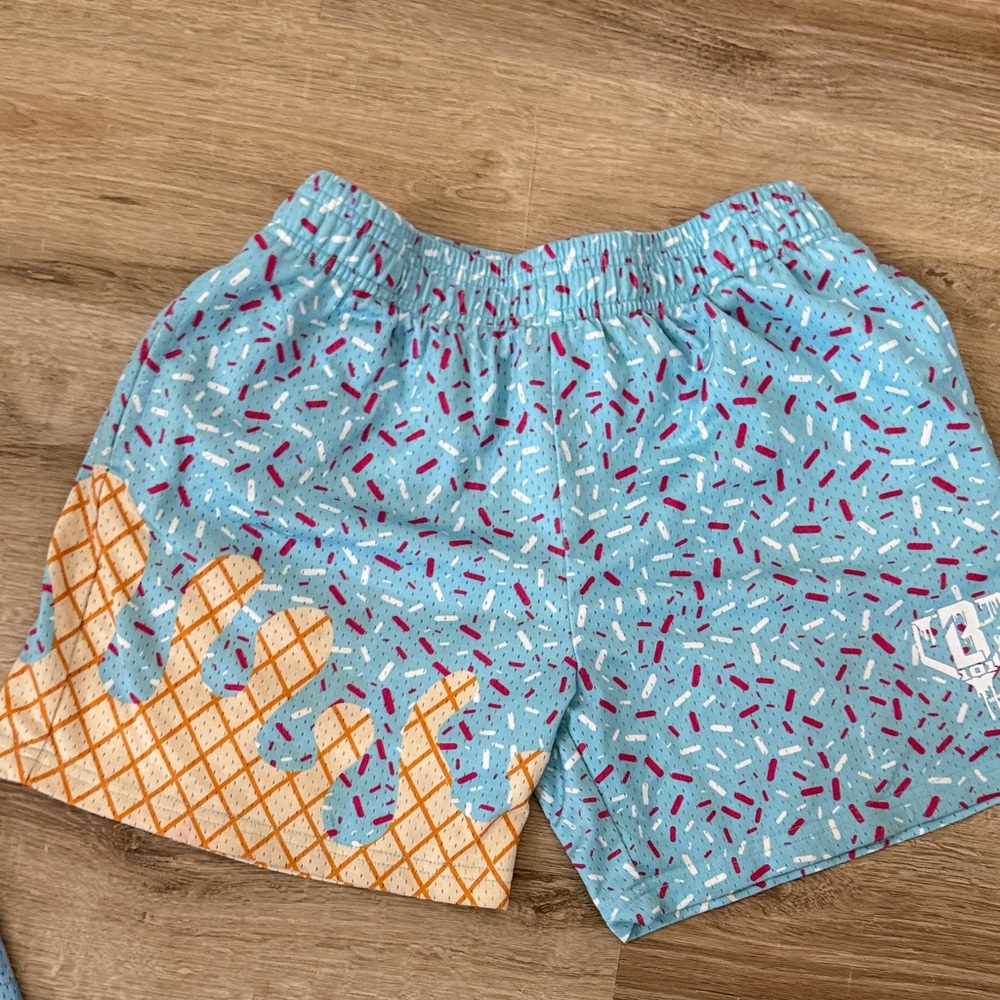 Baseball lifestyle  101 ice cream shorts YXL
